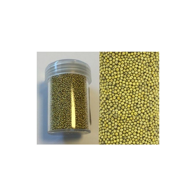 Minipärlid 0,8-1,0 mm 22 g kuldne