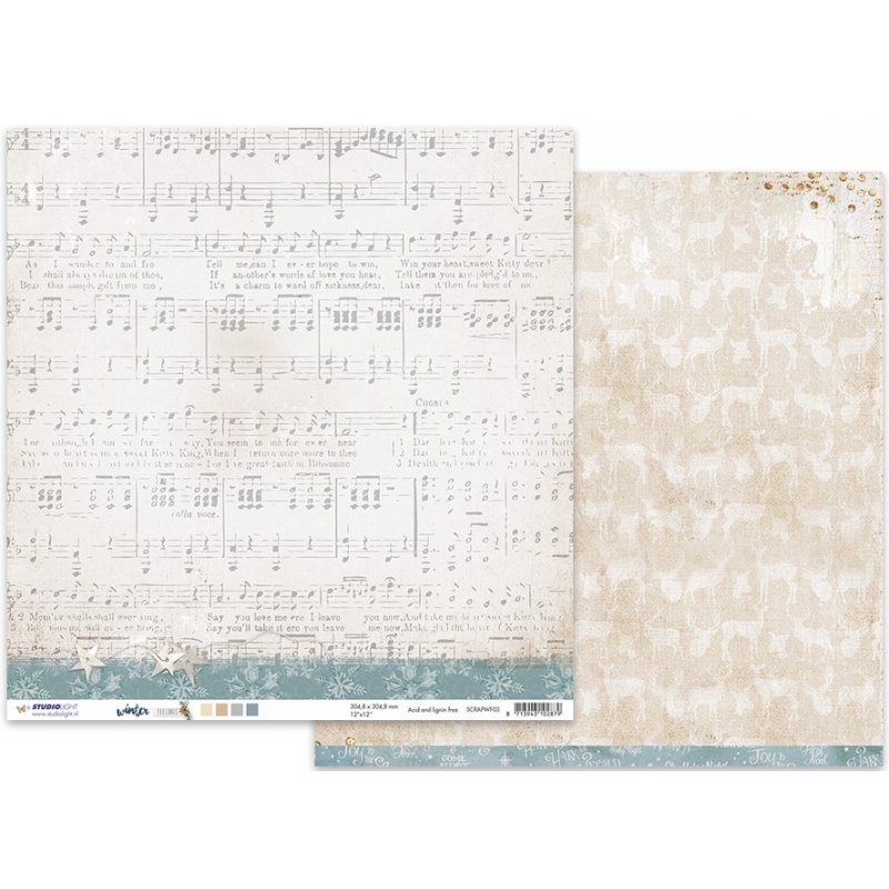 Disainpaber Winter Feelings 30,5*30,5 cm SCRAPWF03