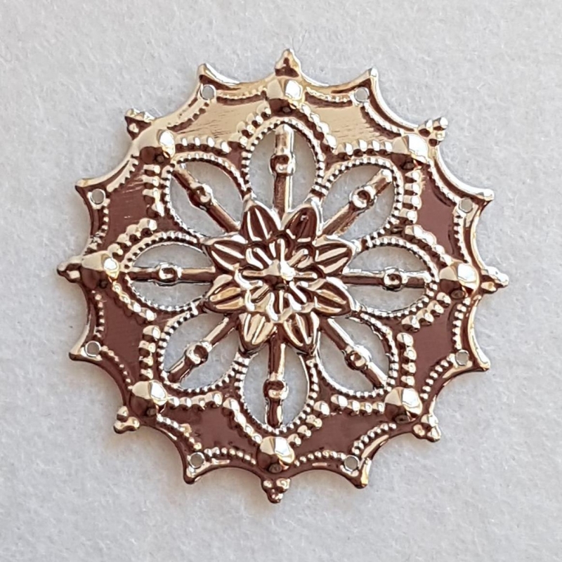 Filigree hõbedane 4,5 cm 1tk