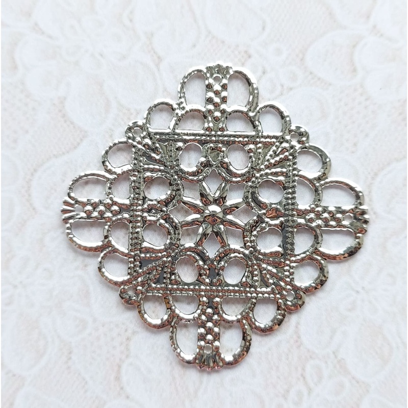 Filigree hõbedane 3,5 cm 1 tk