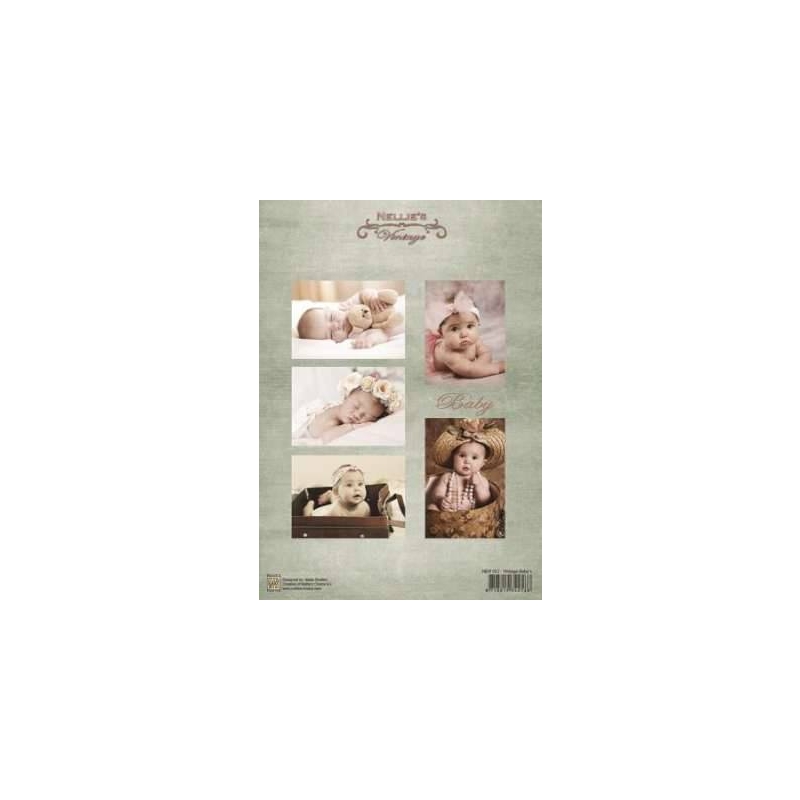 A4 paber "Vintage beebid".NEVI052 