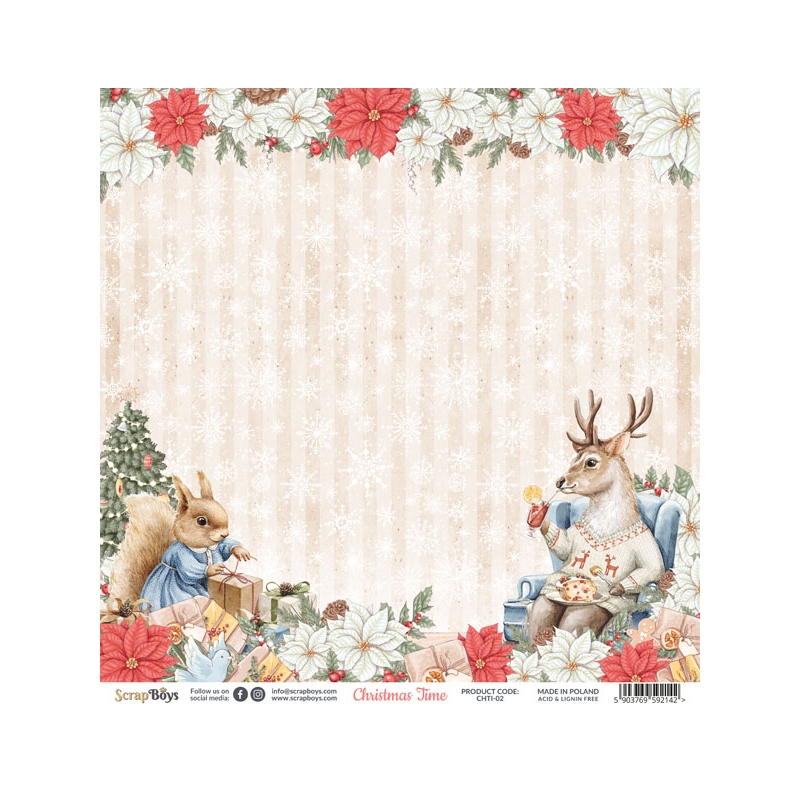 Scrap Boys Christmas Time  30,5*30,5 02