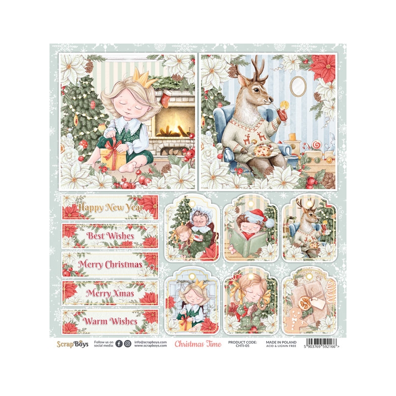 Scrap Boys Christmas Time  30,5*30,5 05