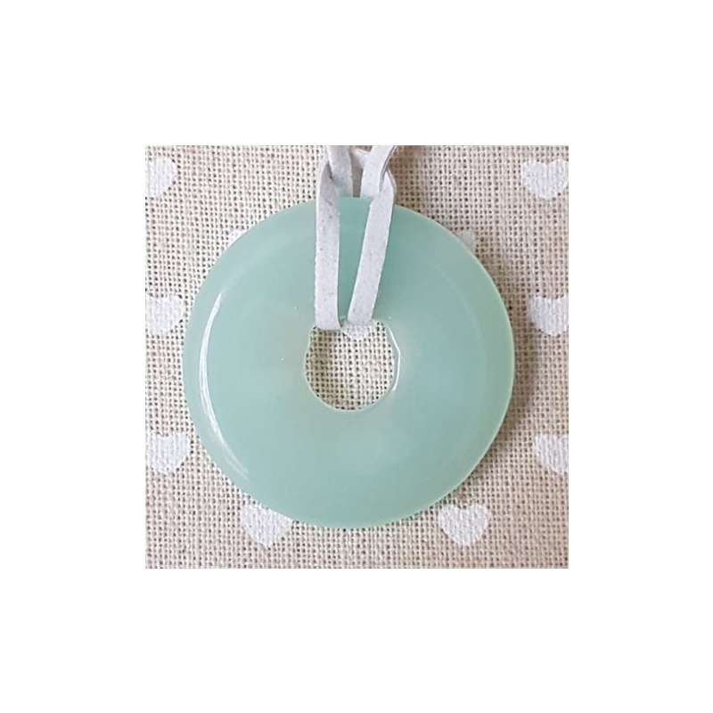 Taevasinine kvarts donut-ripats 40mm