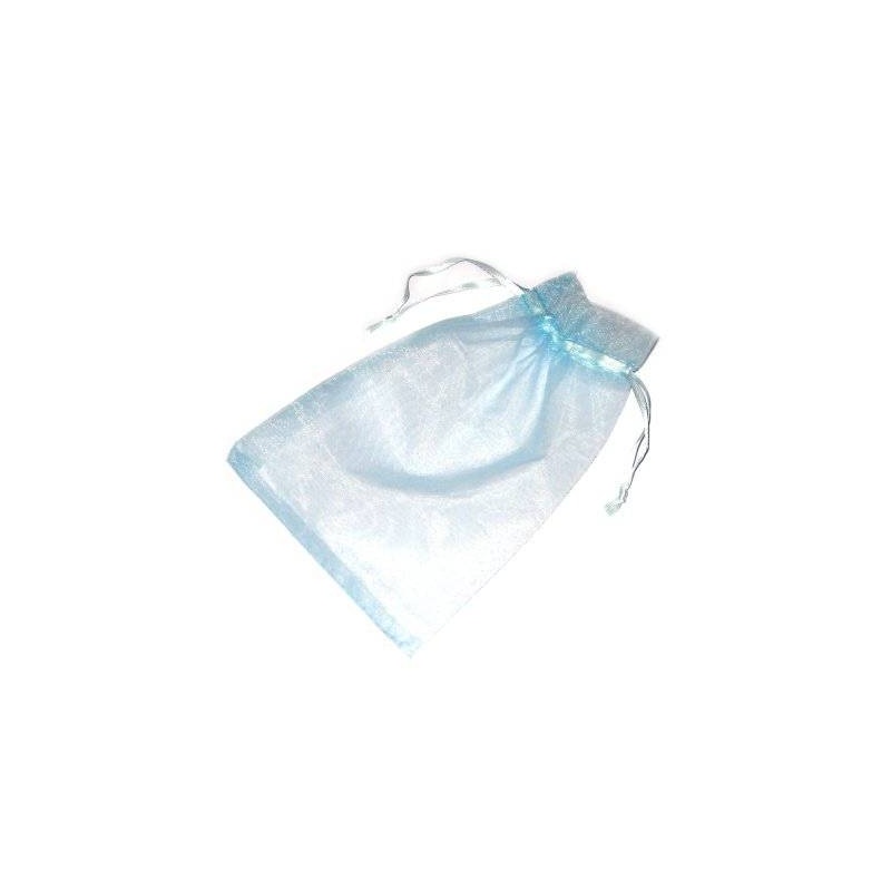 Kinkekott "Organza" 12*18 cm helesinine