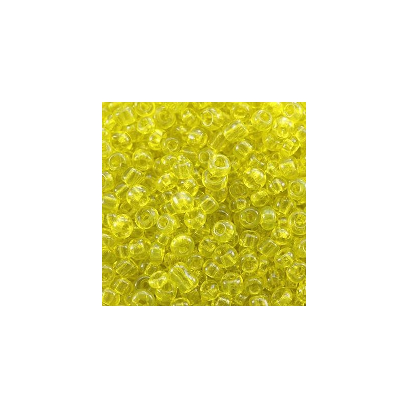 Klaashelmes 2mm läbipaistev kollane  20g