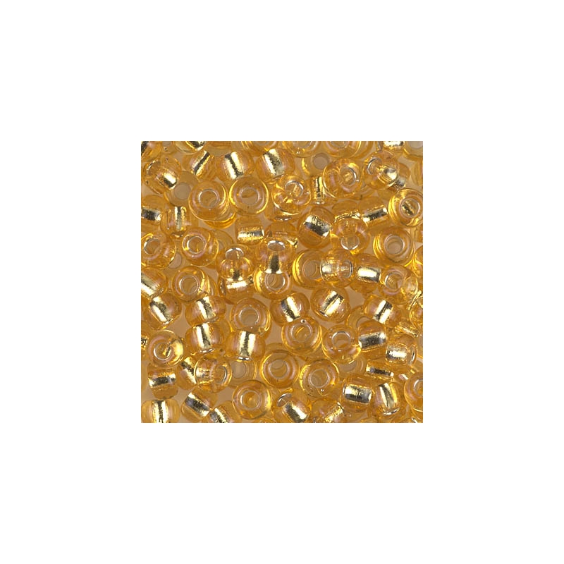 Klaashelmes 3,5mm läbipaistev kuldne kollane 20g
