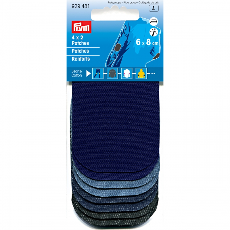 Teksapaigad MINI 4*2tk 8*6 cm triigitavad