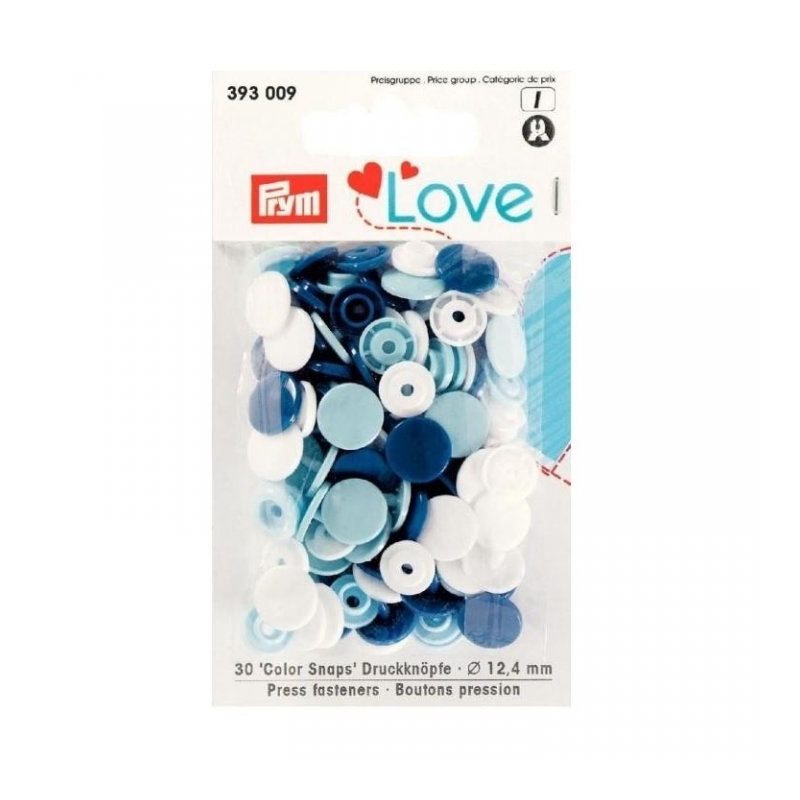 Plastmassist trukid Love sini-valge