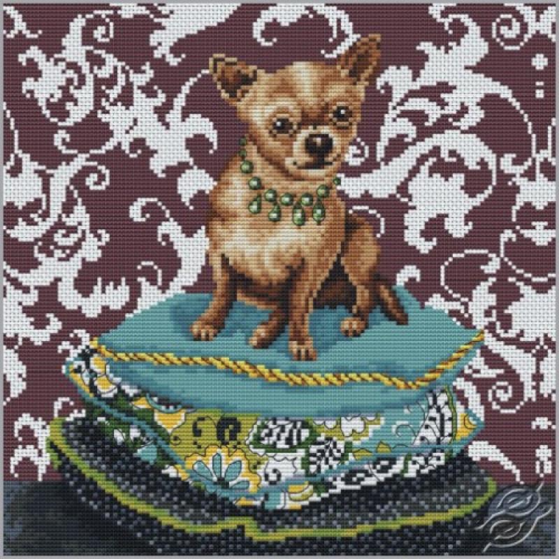 Tikkimiskomplekt "Chihuahua" 25*25 cm M266