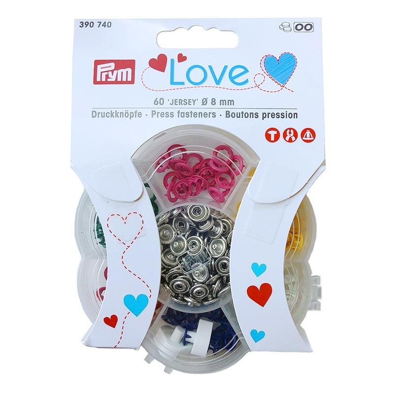 Rõngastrukid Love Jersey 8mm 60tk