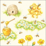 Salvrätik 33*33 Mesilased ja mesi 1tk  7635