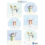 A4 paber Tinys Snowmen IT613