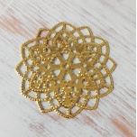 Filigree kuldne 4 cm 1 tk