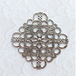 Filigree hõbedane 3,5 cm 1 tk