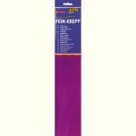 Krepp-paber 50cm x 2.5m lilla-roosa