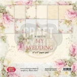 Craft&You paberiplokk 6*6 "My Wedding" 36 lehte