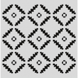 Šabloon 15*15 cm "Rombikesed" 470.801.041
