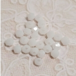 *Klaaskristall 3*2,5mm valge tahuline 25tk/pk
