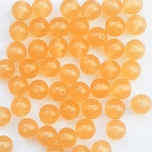 Sünteetiline helmes  oranzikas-kollane 8mm 50tk