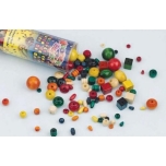 Puupärlid assortii 250g värvilised