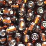 Klaashelmes 3,5mm hõbedase sisuga pruun 20g