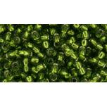 TOHO 8/0 Silver-Lined Lt Olivine 10g