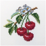 Tikkimiskomplekt "Kirsid" 10*10" cm H250