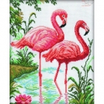 Tikkimiskomplekt "Flamingod" 26*31,5 cm M106