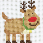 Tikkimiskomplekt First Kits "Rudolph" 10*10 cm