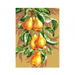 Ristpistes tikkimispilt "Pirnid"  30*22cm 6297