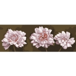 Ristpistes suur tikkimispilt "Valged lilled"  35*80cm 9006