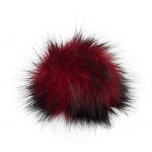 Mütsitutt punane must pikk karv 17-19 cm